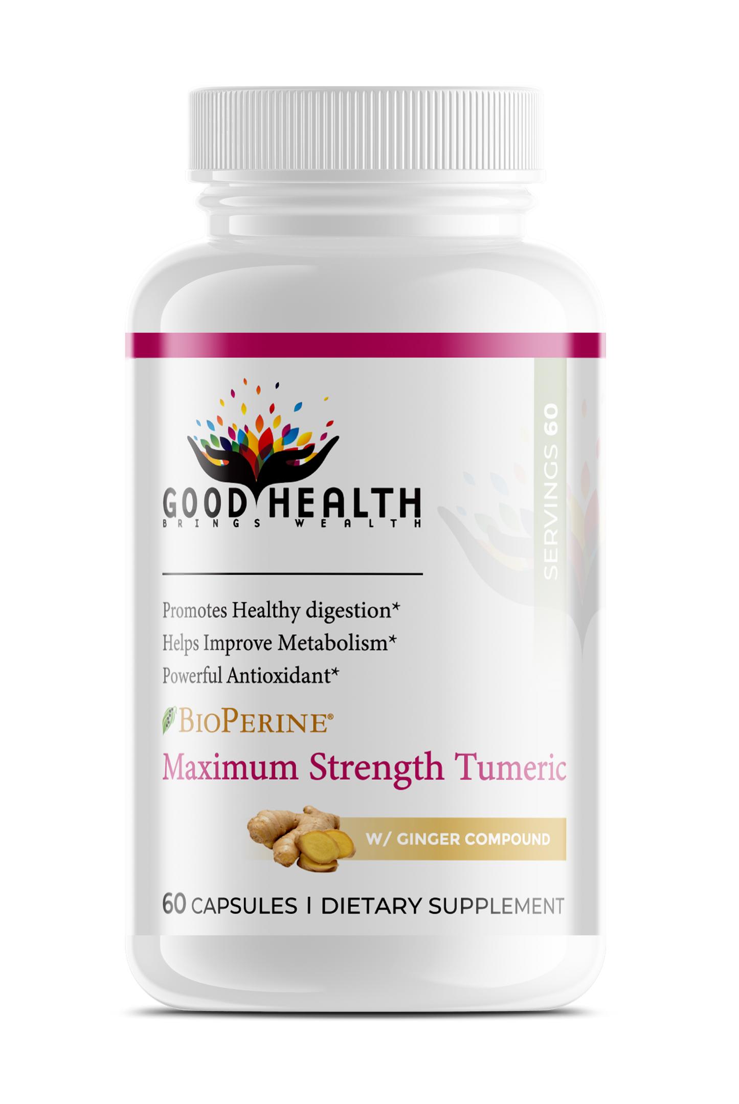 Maximum Strength Turmeric w/ Ginger Compound