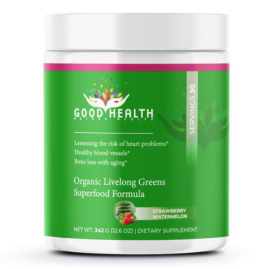 Organic Livelong Greens Superfood Formula